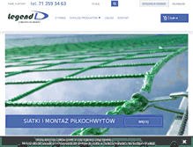 Tablet Screenshot of legend.pl
